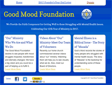 Tablet Screenshot of goodmoodfoundation.org